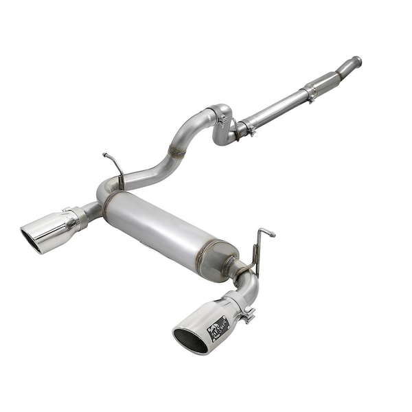 Afe 409 Stainless Steel, With Muffler, 3 Inch to 2.5 Inch Pipe Diameter, Single Exhaust 49-48096-P - main